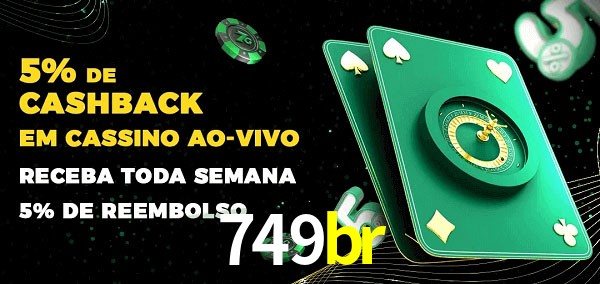 Promoções do cassino ao Vivo 749br